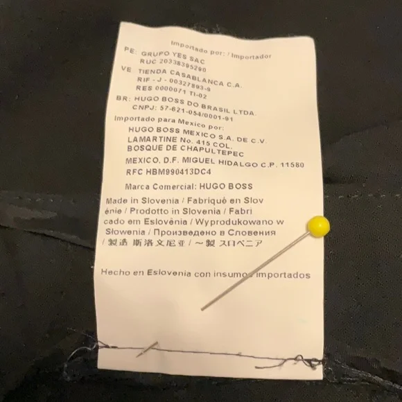 Hugo Boss Women’s Black Wool Trouser Size 12 - Picture 10 of 10